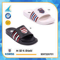 K-Swiss Collection เคสวิส รองเท้าแตะ รองเท้าลำลอง รองเท้าแบบสวม สำหรับผู้ชาย M SD K-Shield SDST220701 WH/ BK (590)