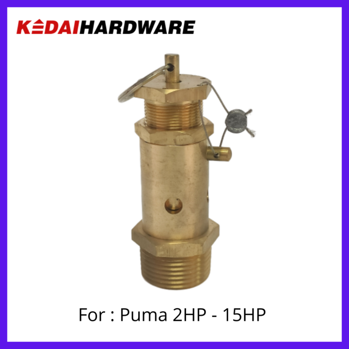 PUMA Air Compressor Safety Valve 2HP15HP Spare Parts Lazada
