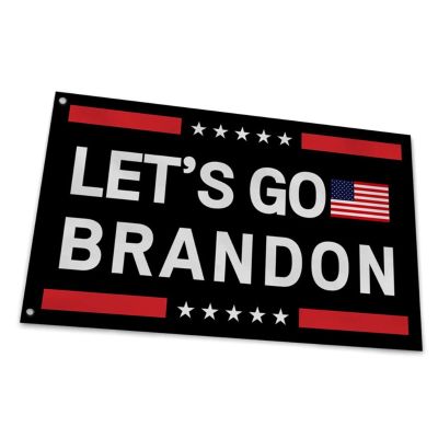 77JF Lets Go Brandon Flag 3x5 FT Digital Printing with Brass Grommets Polyester Banner for Home Indoor Outdoor Housewarming