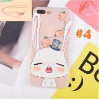 Case iPhone 7, 8, SE-2020 ลายกระต่าย สายคล้องคอ ลาย 4