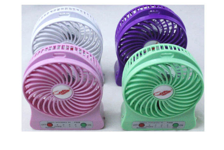 usb-fan-f95b-พัดลม-usb-4-นิ้ว-ขนาดพกพา-ชาร์จแบตสำรองได้-มาพร้อมสายusbและแบตเตอรี่-รุ่น-f95b-สีขาว