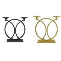 Candlestick Round Metal Candle Stand Home Decoration Ornaments Candle Holder