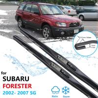 สำหรับ Subaru Forester 2002 2003 2004 2005 2006 2007 SG ใบมีดไม้เช็ดรถกระจกหน้าสติ๊กเกอร์ตกแต่งรถยนต์ที่ปัดน้ำฝน