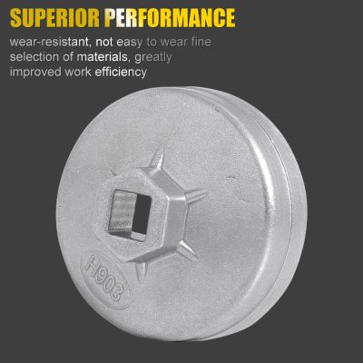 【YF】 1/2  Drive Steel 65MM/74mm  Oil Filter Wrench Cap Housing Tool Remover 114 Flutes For Toyota Lexus Cup Cover Sleeve Removal tool