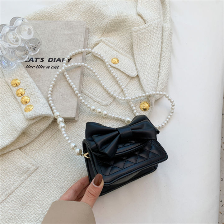 2022-spring-small-quilted-pu-womens-shoulder-crossbody-bag-bow-embellished-fashion-handbag-luxury-designer-pearl-crossbody-bag