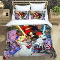 【hot】✥✎ Fate/stay Night Print Three Piece Set Fashion Article Children or Adults for Beds Quilt Covers Pillowcases