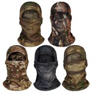 ：“{—— Outdoor Breathable Sunscreen Headscarf Camouflage   Neck Gaiter Designer 1 Hole Headband Balaclava For Hiking Cycling