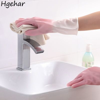 Household Gloves Dish Washing Waterproof Housework Cleaning Anti-fouling Non-slip Hand Glove Protective Durable Kitchen Tools Safety Gloves