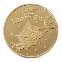 Tooth Fairy Gold Plated เหรียญที่ระลึก Creative Kids เปลี่ยนฟันของขวัญทางกายภาพเหรียญโลหะ Crypto เหรียญที่ระลึก-Daoqiao