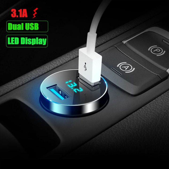 for-skoda-superb-2-2008-2015-styling-universal-mini-fast-charger-dual-usb-car-phone-charger-5v-3-1a-with-led-display