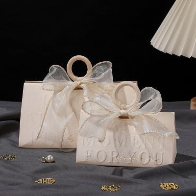 【YF】㍿✈  Large Paper with Handles Wedding Gifts for Guests Boxes Baby Shower