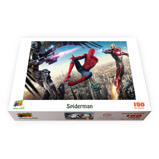 Hcmbộ tranh xếp hình 150 mảnh spiderman - ảnh sản phẩm 1