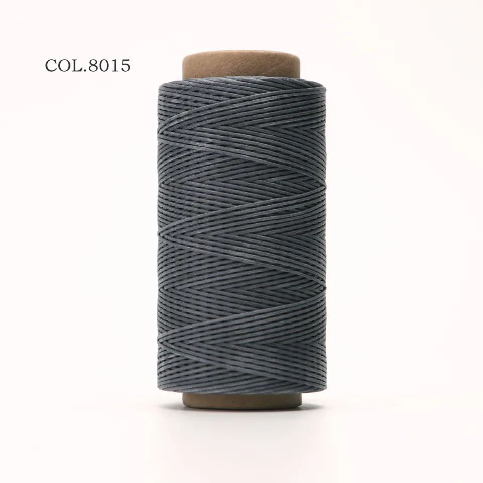 210D 1.0mm Thickness 170 Meters Long Flat Braided Polyester Waxed Thread  DIY Craft String Leather Sewing 33 Colors Availbale