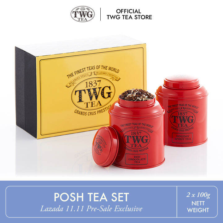 [11.11 PreSale Exclusives] TWG Tea Posh Tea Set Holiday Spirit Tea