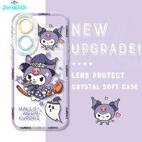 ZeroQiQi เคสโทรศัพท์สำหรับ OPPO A58 4G A78 4G Original กันกระแทกลายการ์ตูน Cinnamoroll Kurmi เคสโทรศัพท์คริสตัลปลอกอ่อนคลุมทั้งหมดเคสมือถือใสปกป้องกล้อง