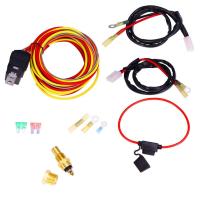 CCLight Electric Fan Relay Kit 185 on 165 Off Durable Cooling Fan Wiring Harness Kit