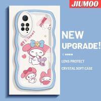 เคส JIUMOO สำหรับ Xiaomi Redmi Note 11 Pro Note 5G 11e Pro,เคสโทรศัพท์ลายคลื่นเมโลดี้ลวดลายคลื่นนิ่มแบบดั้งเดิมขอบซิลิโคนคลุมทั้งหมดเลนส์เคสตัวปกป้องกล้องถ่ายรูปเคสฝาหลังกรอบเคสนิ่ม