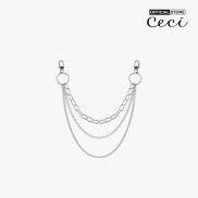 CECI - Thắt lưng nữ dạng mắc xích thiết kế ba tầng cá tính CC8-02000026-03