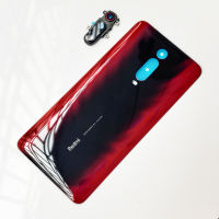 K20 Original Back glass Cover For Xiaomi Mi 9T MI9T pro Back Door Replacement ,Rear Housing Cover Black+Camera Lens