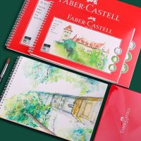 FABER CASTELL Watercolor/Acuarela Paper/Book 16K/8K 230/300g/m² 20Sheets Water Color Book Colored Pencil Book Hand Painted Paper