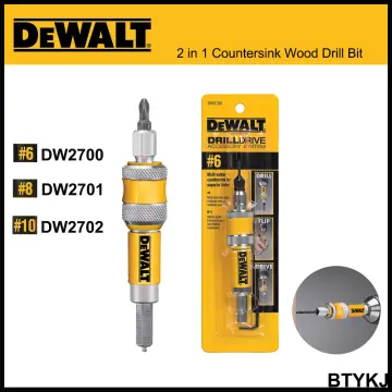 Dewalt flip drive online countersink drill bit set