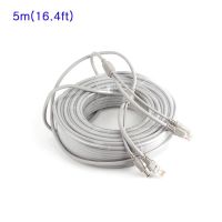 สาย Ip ระบบ RJ45กล้องวงจรปิด DC 12V CAT5/5e 16.4ft สำหรับการขยายพลังงาน NVR กล้องวงจรปิดเชื่อมต่อเครือข่าย5เมตรกล้องวงจรปิดการเชื่อมต่อไฟฟ้า