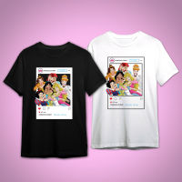 เสื้อยืดคอกลม สกรีนลาย PRINCESS FUNNY แขนสั้น  ผ้า COTTON 100%