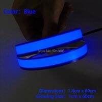 60x1.4cm EL Strip EL Tape without Inverter Festival decoration Glowing Product Led Strip Lights Color Blue