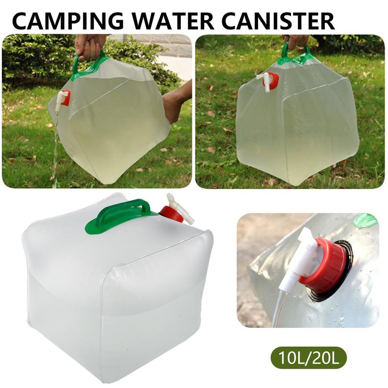 10L Folding Collapsible Water Storage Bag Container Camping Picnic BBQ BPA FREE 
