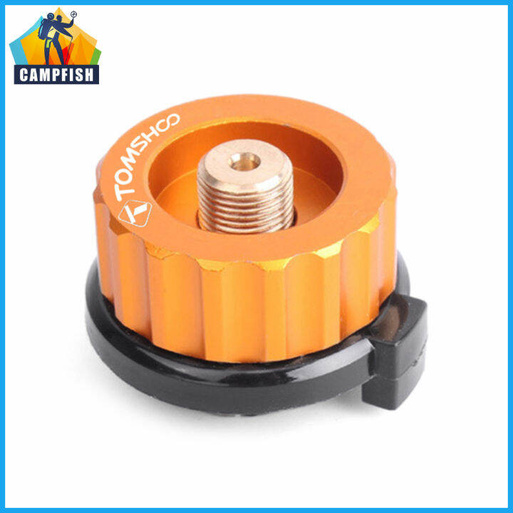 TOMSHOO Outdoor Camping Stove Adapter Gas Bottle Adapter Gas Refill