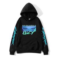 Cyberpunk Edgerunners Hoodie Lucy Graphic Sweatshirt Anime Print Hoody Crewneck Clothes Hooded Casual Fashion Streetwear Size XS-4XL