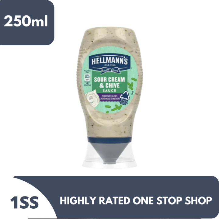 Hellmanns Sour Cream And Chive Sauce 250ml Lazada Ph 0848