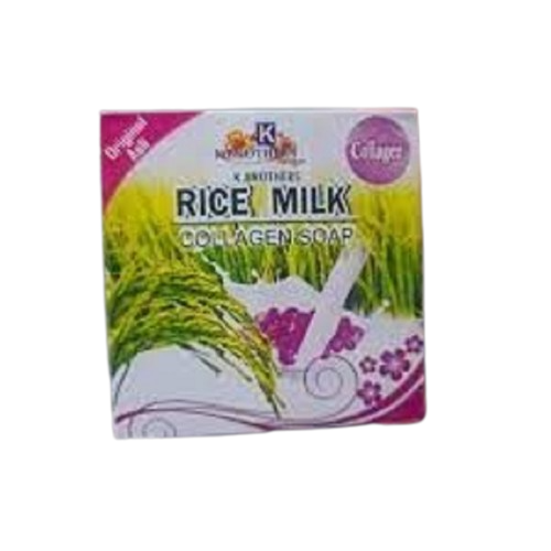 Rice Milk Collagen Soap _ 12 Pcs Sabun Pencuci Muka Susu Beras K