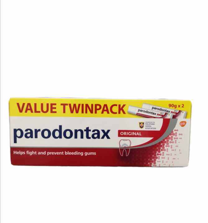 PARODONTAX TOOTHPASTE ORIGINAL 90G X 2 [EXP 11/2024] Lazada
