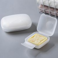 Outdoor Travel Soap Storage Box Home Hotel Bathroom Translucent Waterproof PP Plastic Soap Dishes With Lid Soap Dishes