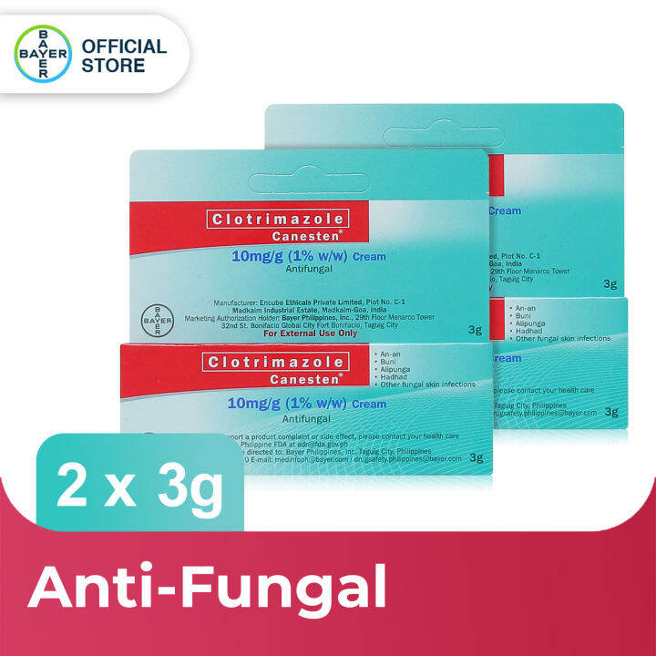 Canesten Antifungal Cream 3g x2 Lazada PH