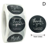 tantuoye 500PCS/ROLL ขอบคุณสติกเกอร์กาวสำหรับ scrapbooking cupcakes Decor