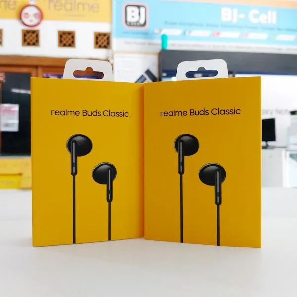 Realme Buds Classic Earphone 3.5mm In Ear Wired Music Earbuds