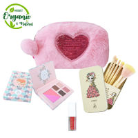 PUNARA เครื่องสำอางเด็กออร์แกนิคพิวนารา เซ็ตกระเป๋าหัวใจ Sweetheart Travel Set