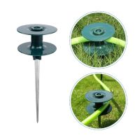 [NEW] Universal Garden Hose Guide Spike Heavy Duty Stable Agriculture Durable Greenhouses Home Easy Install Outdoor Zinc Alloy