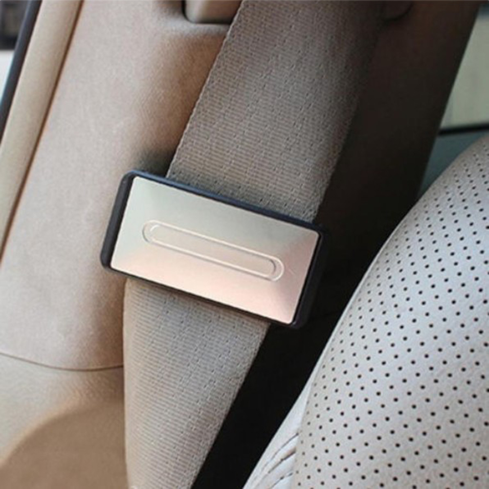 2 Pcs Auto Universal Adjustment Lock Improves Comfort Socket Seatbelt Stopper Belt Safety Adjuster Clip Clamp Buckle Car Seat 