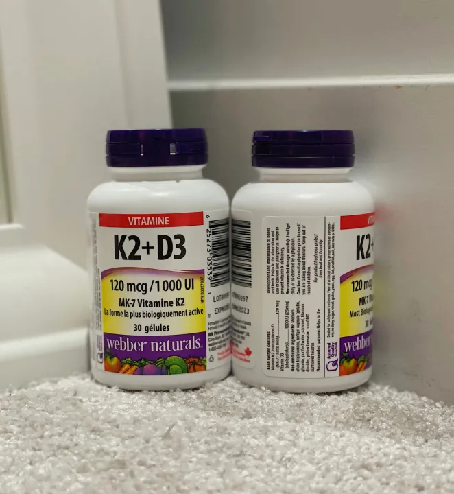 WEBBER NATURAL Vitamin K2+D3 120mcg/1000IU 30 soft gels Lazada Indonesia
