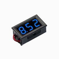 ；‘。、’ Digital Voltmeter DC 4.5V To 30V Digital Voltmeter Voltage Panel Meter Red/Blue/Green For 6V 12V Electromobile Motorcycle Car