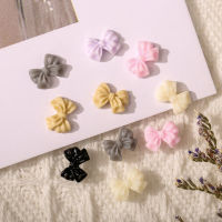 6x8mm Resin Bow Knot Nail Art Decoration Three-Dimensional Matte Color Bow Tie 3D Fingernail DIY Jewelry Accessories 30100PCS