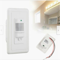 TM 100-240V สวิตช์เปิด/ปิดอัตโนมัติ Motion Sensor อินฟราเรด Pir Occupancy Vacancy โคมไฟติดผนังพร้อมฟังก์ชั่นไฟแสดงสถานะ