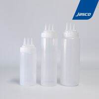 *ราคาต่อใบ* ขวดซอส 3 หัว Tri-Nozzle Wide Mouth Squeeze Dispensers : Jasco