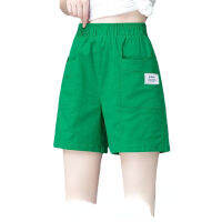 【มีไซส์ใหญ่】100% Cotton Shorts Womens Plus Size Shorts Summer Loose High-waisted Thin Five-point Pants Women Shorts