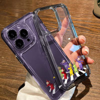 IPhone Case Silicone Soft Case Clear Case Thickened Shockproof Protection Camera Cartoon Cute Compatible for IPhone 11 14 IPhone 13 Pro Max IPhone 12 Pro Max