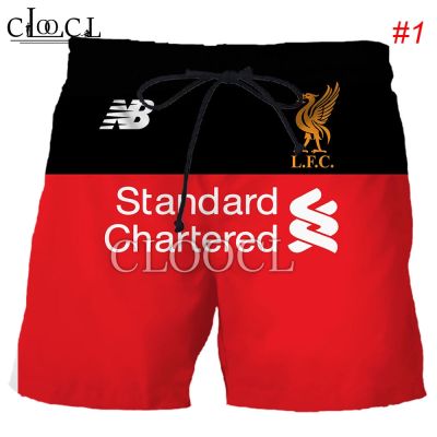 HX Liverpool F.C.3D กางเกงขาสั้นลายทาง