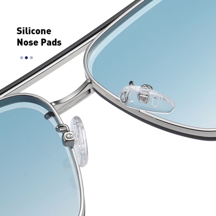 แว่นตากันแดดไล่ระดับสีแบบใหม่สำหรับผู้ชายแฟชั่นกรอบใหญ่ดีไซน์แว่นตากันแดดหรูหรา-lunette-de-soleil-homme-uv400